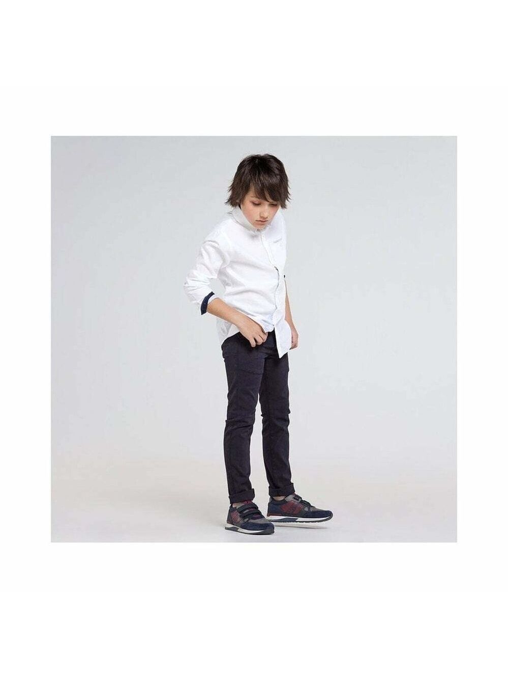 Size 8 Boys Mayoral Charcoal Kids Casual Trousers